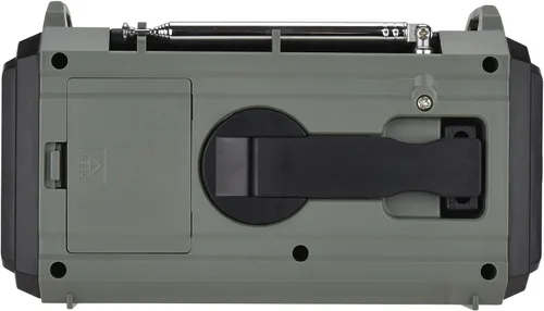 Miniatura 2 de Radio de emergencia 10000MAH Radio meteorológica solar manivela AM/FM/SW/NOAA radio de onda corta portátil con cargador de teléfono celular