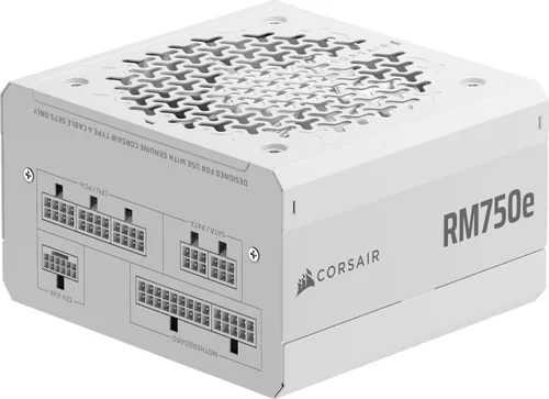 Miniatura 8 de CORSAIR RM750e (2025) Fuente de alimentación ATX completamente modular de bajo ruido con cable 12V-2x6 – Cumple con ATX 3.1 y PCIe 5.1, eficiencia