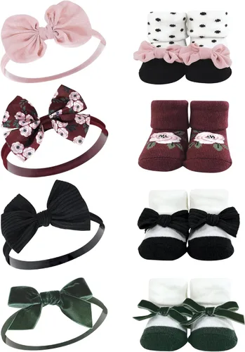 Miniatura 6 de Hudson Baby Conjunto de regalo de diadema y calcetines para niña