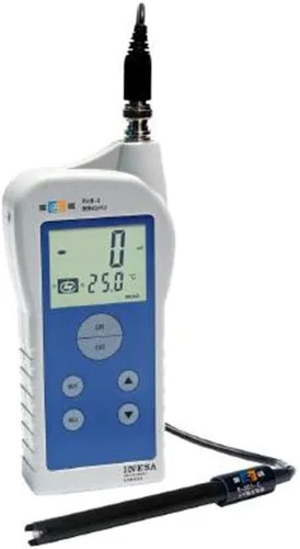 Miniatura 2 de CGOLDENWALL Medidor portátil del pH/del mV del LCD de Digitaces del laboratorio y probador pHB-4 del pH de los electrodos
