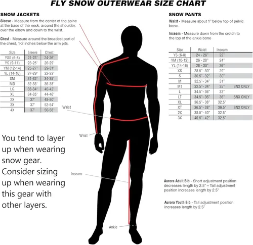 Miniatura 5 de Fly Racing Monosuit Impermeable Cobalt – Traje de Moto de Nieve con Hydraguard Pro, Durabilidad Cordura y Ventilación 2Cool Negro/Gris (Shell)