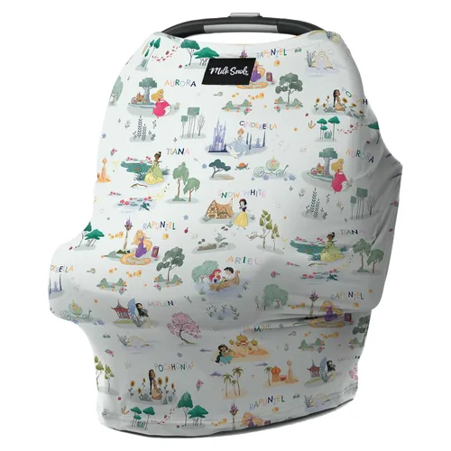 Miniatura 12 de Milk Snob Disney Un Deseo Hecho Realidad 5-en-1 Cubierta para Bebé, para Lactancia, Asiento de Coche, Portabebé, Cochecito, Silla Alta, Cesta