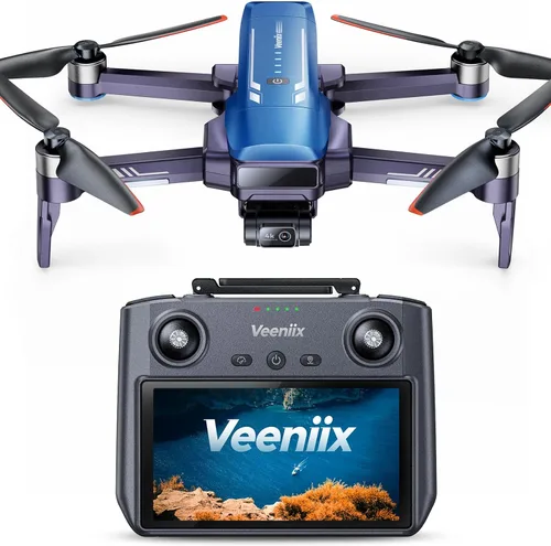 Miniatura 10 de Dron Veeniix V11PRO con cámara 8K para adultos, drones con cardán de 3 ejes con video 4K/30fps, 48 millones de píxeles, tiempo de vuelo de 80