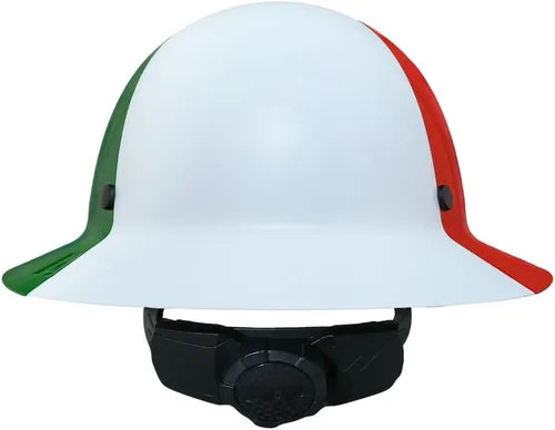 Miniatura 3 de AFP Casco duro de fibra de ala completa Suspensión de trinquete de 6 puntos Clasificación OSHA y ANSI Cascos duros para hombres Cascos