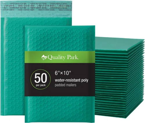 Miniatura 29 de Quality Park Sobres de burbujas, 6 x 9 pulgadas, sobres de polietileno blancos, sobres acolchados, sobres de envío, resistentes al agua