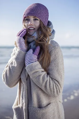 Miniatura 4 de Heat Holders - Gorro de invierno térmico con aislamiento térmico y tejido de ganchillo para mujer