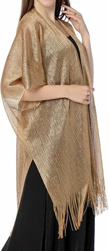 Miniatura 2 de Floral Find Chal casual para mujer, con dobladillo de borla, pashminas, poncho, cárdigan