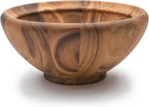 Miniatura 10 de Ironwood Gourmet Ensaladera de madera extra grande, madera de acacia, 12 x 12 x 7.25