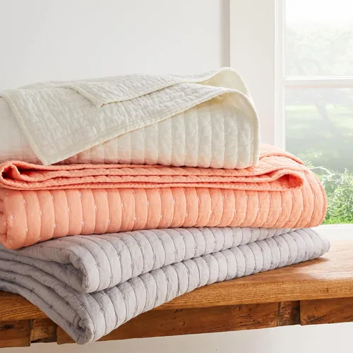Miniatura 6 de Greenland Home - Juego de ropa de cama texturizada, 2 piezas, tamaño individual/XL, cosmo cambray