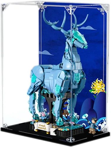Miniatura 12 de Vitrina acrílica para Lego Harry Potter Expecto Patronum 76414 - Escaparate, protege y decora tu modelo con almacenamiento a prueba de polvo
