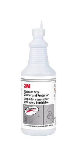 3M Limpiador y protector de acero inoxidable con Scotchgard, listo para usar con tapa abatible