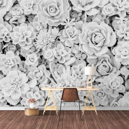 Miniatura 15 de Signford. - Mural de pared, diseño de mundo de nieve, tapiz removible, adhesivos de pared para dormitorio, sala de estar.