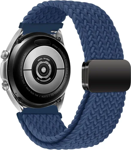 Miniatura 20 de Correa de nailon compatible con Samsung Galaxy Watch 7/6/5/4/FE 1.732 in 1.575 in/Galaxy Watch 5 Pro 1.772 in/Watch 4/6 Classic 1.850 in 1.811 in