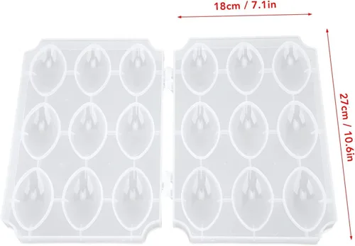 Miniatura 2 de Máquina para hacer albóndigas, 9 rejillas manuales de pastel de carne casera, procesador de albóndigas para postres de pasteles fritos (transparente)