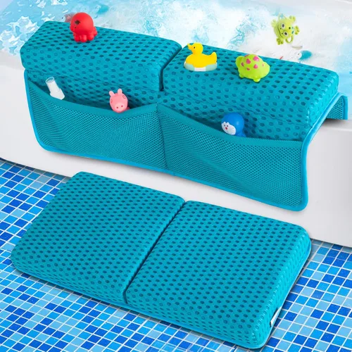 OS OMYSTYLE Juego de rodilleras de baño para bebé, color azul