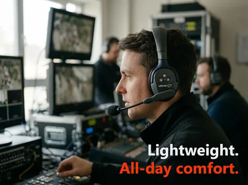 Miniatura 4 de EARTEC UL2D Ultralite HD Sistema de auriculares de intercomunicación inalámbrico, comunicación dúplex completo para 2 personas, oreja dual, alcance