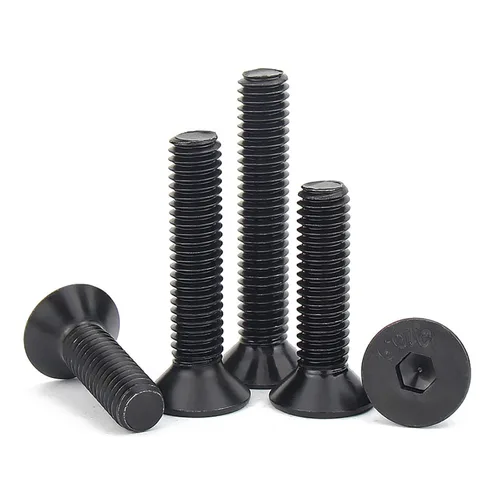 Miniatura 9 de 35 piezas Grado 10.9 Tornillos de cabeza plana de acero de aleación con cabeza hexagonal y zócalo métrico M8 x 16/20/25/30/40mm, juego de tornillos