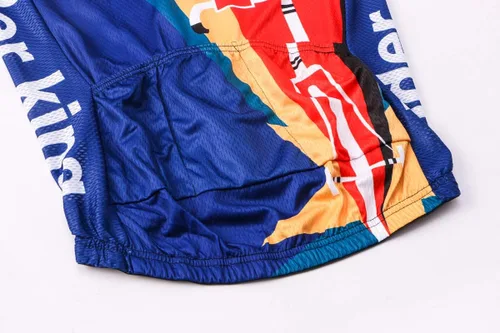 Miniatura 198 de Nuevo Pro cremallera completa hombres ciclismo Jersey manga corta Riding Shirt USA