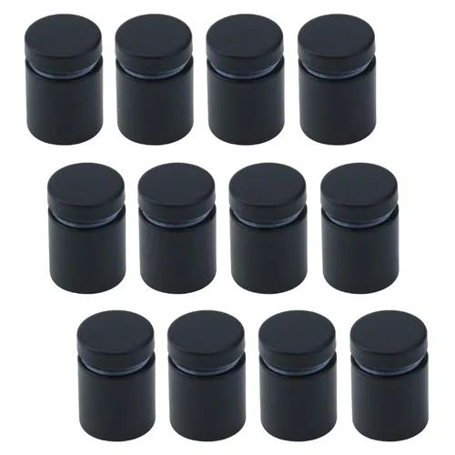 Miniatura 19 de Antrader Paquete de 12 Soportes Separadores de Vidrio de Acero Inoxidable de 3/4" x 1-1/5", Separadores de Pared Clavos de Ferretería Publicitarios