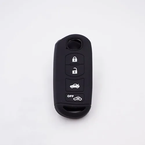 Miniatura 5 de Funda para llave de coche para Mazda 2/3/5/6 CX-3 CX-5 CX-7 CX-9 Miata MX5 2018-2020, funda de silicona para llave remota de 2/3/4 botones