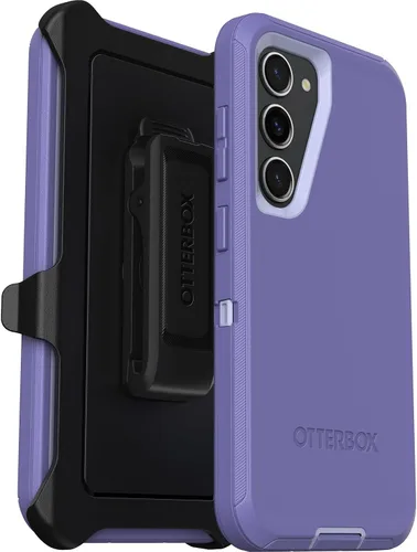 Miniatura 9 de OtterBox Funda para Galaxy S23 (solamente) - Serie Defender - Negro, resistente y duradera - con protección de puerto - Incluye soporte de clip