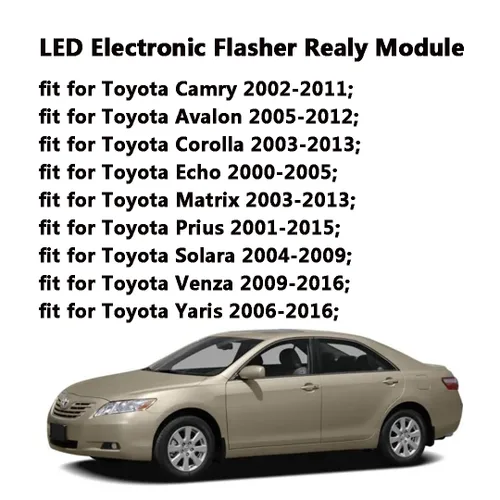 Miniatura 6 de 81980-50030 Conjunto de relé de intermitente LED para Toyota coche, SUV, MPV, camioneta, camiones, modelos seleccionados, señal de giro