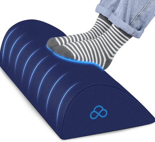Miniatura 10 de StepLively Almohada ergonómica para reposapies debajo del escritorio en el trabajo, reposapiés antifatiga, almohada de apoyo para aliviar la fatiga