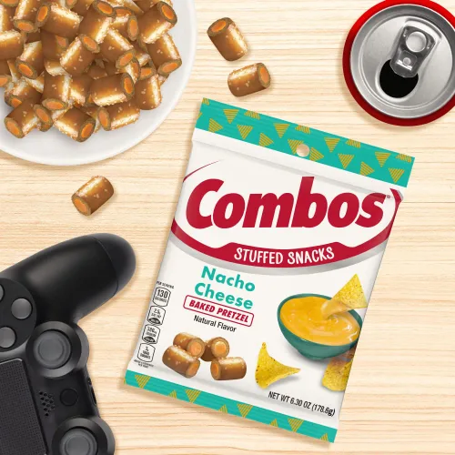 Miniatura 7 de COMBOS Cheese Snacks - Paquetes de bocadillos de queso nacho, aperitivo de galleta horneada, bolsa a granel de 6.3 onzas (paquete de 12)