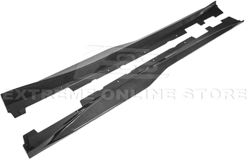 Miniatura 7 de Repuesto para Chevrolet Camaro LT LS RS SS 2016-Presente Par de extensiones de faldones laterales estilo ZL1 para panel basculante