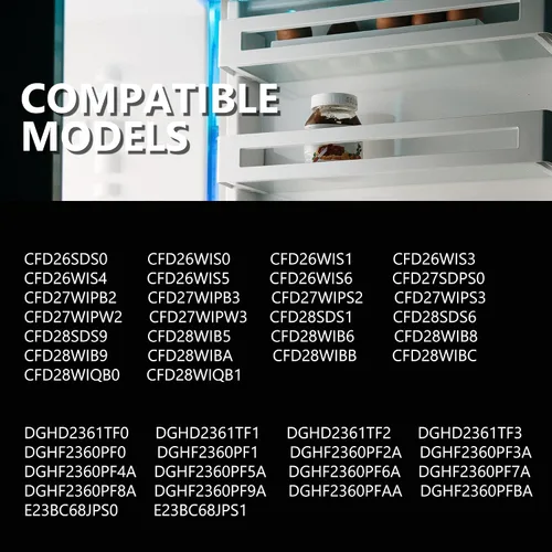 Miniatura 3 de 241779401 1512662 Pin de bisagra para puerta de refrigerador compatible con Frigidaire Reemplazo AH2358752, EA2358752 y PS2358752 (1 unidad)