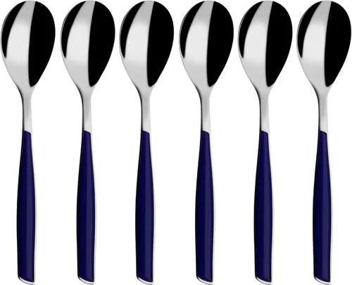 Miniatura 8 de BUGATTI - Juego de cubiertos 6 piezas. Teaspoon caff"Glamour" AZZURCON SCATOLA
