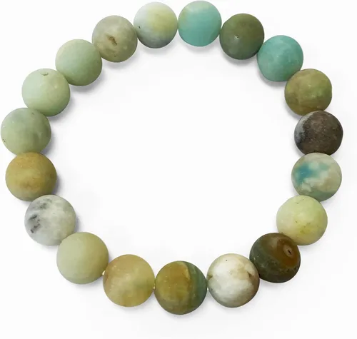 Miniatura 229 de Gem Avenue Handmade Round Bead Stretch Bracelet Unisex Natural Stone Beaded Jewelry for Men & Women, Elastic Wristband for Daily Wear