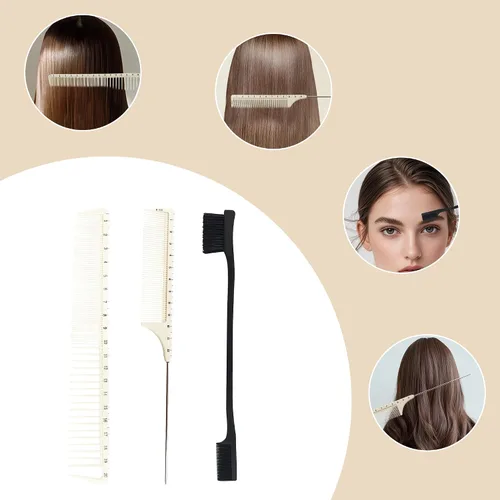 Miniatura 9 de Peine Eléctrico Caliente Alisador de Cabello Peine de Prensado con Calor Rizador Plancha Plana Cepillo Alisador de Cabello para Negro Natural, Peine