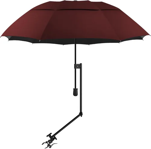 Miniatura 12 de XLINGZA Sombrilla de playa UPF 50+ con abrazadera universal ajustable