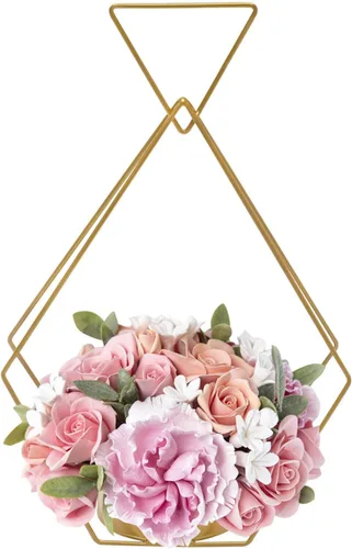 Miniatura 6 de 10 piezas de jarrones de flores en forma de corazón, mesa de mesa para bodas, centros de mesa, decoración de fondo