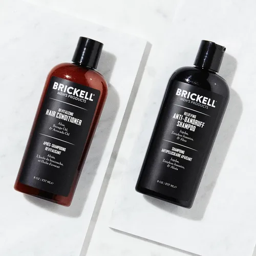 Miniatura 2 de Brickell - Rutina diaria para el cuidado del cabello, champú y acondicionador para la caspa para hombres, todo natural y orgánico, perfumado