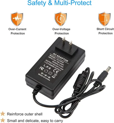 Miniatura 5 de COOLM Adaptador de fuente de alimentación de 12V 3.5A 3.5Amp 42W 3500mA para Netgear Nighthawk Router R6700 R7000 Sistema WiFi AC3000 AC2200 RBK53