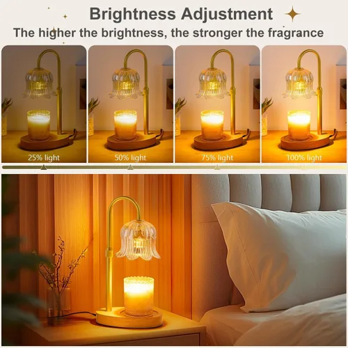 Miniatura 3 de Vinaco - Bombilla halógena GU10+C 120 V 25 W de larga duración, bombilla para calentador de velas de 25 vatios, luz blanca cálida 2800K, intensidad