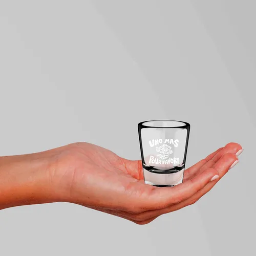 Miniatura 7 de LitGifts Diseño Uno Mas Por Favor - Divertidos vasos de chupito para adultos, regalos de tequila para hombres o mujeres, cosas divertidas e