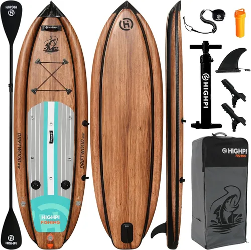 Miniatura 12 de Inflatable Stand Up Paddle Board for Youth and Adults – Wide Sup with Premium Accessories, Blow Up Paddleboard for Surfing, Fishing, Yoga & More