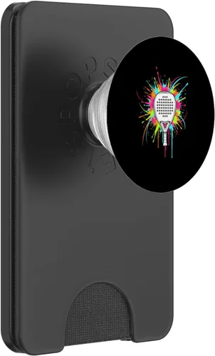 Miniatura 8 de Padel Racket Splash Pop Art Colorful Padel Player PopSockets Adhesive PopGrip