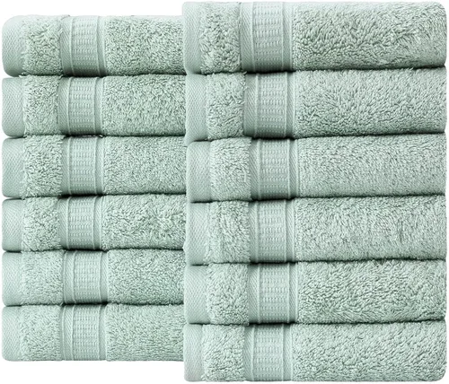 Miniatura 29 de LA HAMMAM - Paquete de 6 toallas de mano de 16 x 28 pulgadas de algodón turco para baño, cara, hotel, gimnasio y spa Extra suave al tacto, secado