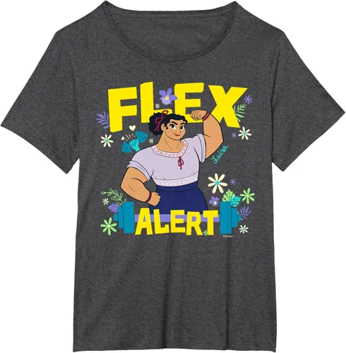 Miniatura 25 de Disney Encanto Luisa Madrigal Flex Alert Camiseta, Negro