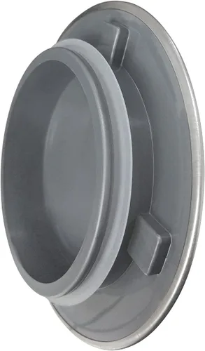 Miniatura 3 de GZILA Tapón para fregadero de cocina, cubierta plana decorativa de acero inoxidable 304, se adapta a colador estándar de 3.5 pulgadas, níquel