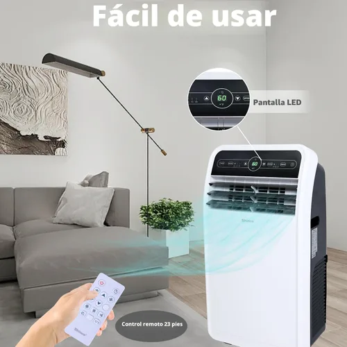 Miniatura 6 de Shinco Aire acondicionado portátil de 12,000 BTU, unidad de CA portátil con modos de enfriamiento integrado, deshumidificador y ventilador