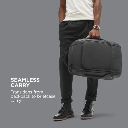 Miniatura 6 de NOMATIC Paquete de viaje - Mochila para laptop resistente al agua - Mochila expandible compatible con TSA, Negro, 20 l, Bolsa para portátil