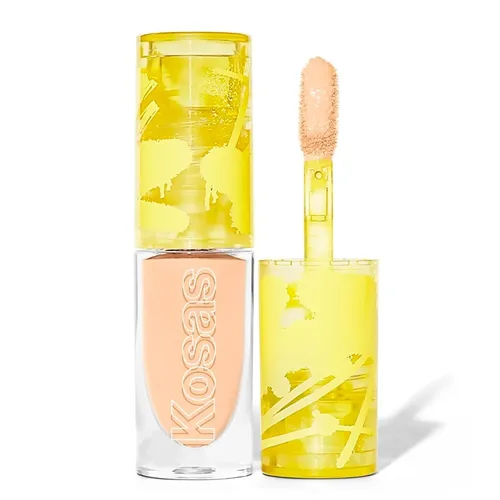Kosas Mini Corrector Revelador - Maquillaje de Cobertura Media, Oculta Ojeras Debajo de los Ojos, Manchas Oscuras e Imperfecciones (Tono 03)