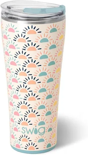 Miniatura 39 de Swig Life - Vaso aislante de 22 onzas, vaso de viaje para café con tapa, taza de café para viaje compatible con portavasos, de acero inoxidable