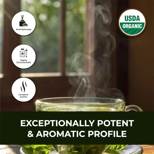 Miniatura 6 de Aceite esencial de orégano orgánico – 100% puro destilado al vapor Origanum vulgare de España Aceite de aromaterapia natural para difusor, piel