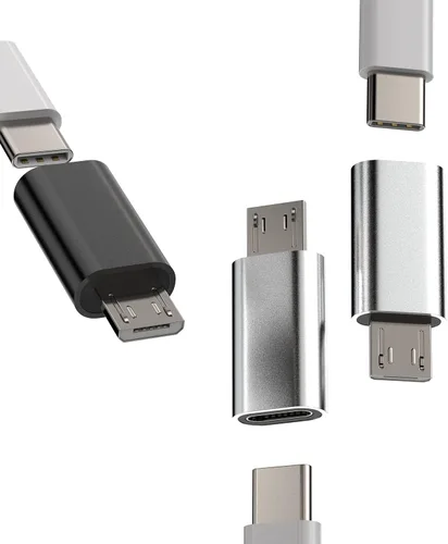 Miniatura 10 de Adaptador micro USB hembra a USB C macho (paquete de 3) compatible con Samsung Galaxy Note 10 S21 S20 Pixel 5XL iPad Pro Air4 LG Ultra Z Flip